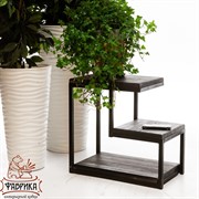 Стол журнальный квадратный Лофт металл и дерево высота 53см 66-104 - фото 8575 Стол журнальный квадратный Лофт металл и дерево высота 53см 66-104 - фото 8575