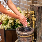 Кран для умывальника дачного 1/2 водоразборный латунь - фото 90761