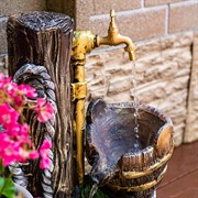 Кран для умывальника дачного 1/2 водоразборный латунь - фото 90762