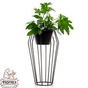 Цветочница металлическая на 1 цветок Лофт высота 65см 66-401 - фото 9143 Цветочница металлическая на 1 цветок Лофт высота 65см 66-401 - фото 9143