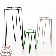 Подставка для цветов металл напольная Лофт высота 61см 66-407 - фото 9170