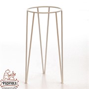 Подставка для цветов металлическая напольная Лофт высота 46см 66-408 - фото 9173