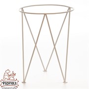 Подставка для цветов напольная кованая Лофт высота 49см 66-434 - фото 9287