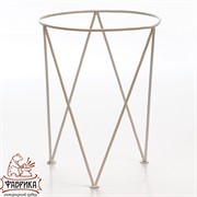 Подставка для цветов напольная кованая Лофт высота 49см 66-434 - фото 9288