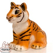Фигура Тигренок сидит стеклопластик U08925 - фото 9426