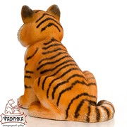 Фигура Тигренок сидит стеклопластик U08925 - фото 9428