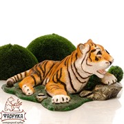 Фигура Тигр лежит стекопластик U08921 - фото 9449 Фигура Тигр лежит стекопластик U08921 - фото 9449