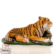 Фигура Тигр лежит стекопластик U08921 - фото 9451 Фигура Тигр лежит стекопластик U08921 - фото 9451