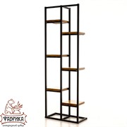 Этажерка Лофт с шестью полками металл и дерево 66-707 - фото 9597 Этажерка Лофт с шестью полками металл и дерево 66-707 - фото 9597