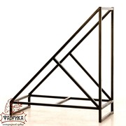 Дровница металл для дачи и дома Лофт Треугольник 66-915 - фото 9665