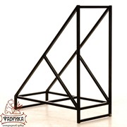 Дровница металл для дачи и дома Лофт Треугольник 66-915 - фото 9666