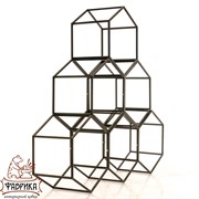 Дровница металл для дачи и дома Лофт Соты 66-918 - фото 9685 Дровница металл для дачи и дома Лофт Соты 66-918 - фото 9685